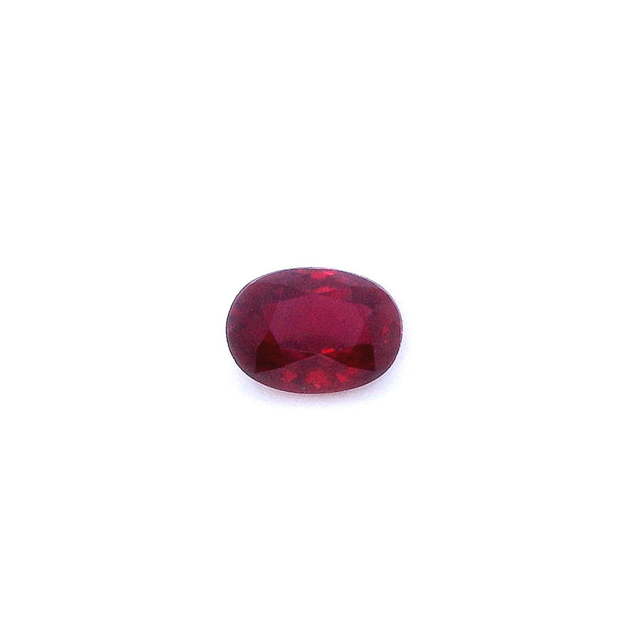 Oval Red Ruby 0.63ct loose gemstone