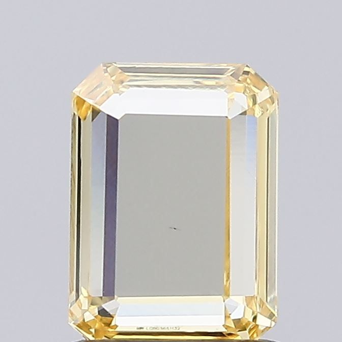 Emerald Fancy Yellow Lab-grown Diamond 0.85ct VVS2 loose diamond