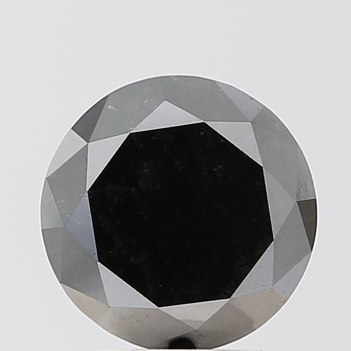 Round Black Lab-grown Diamond 1.43ct VVS2 loose diamond