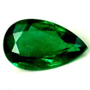 Pear Green Emerald 1.07ct loose gemstone