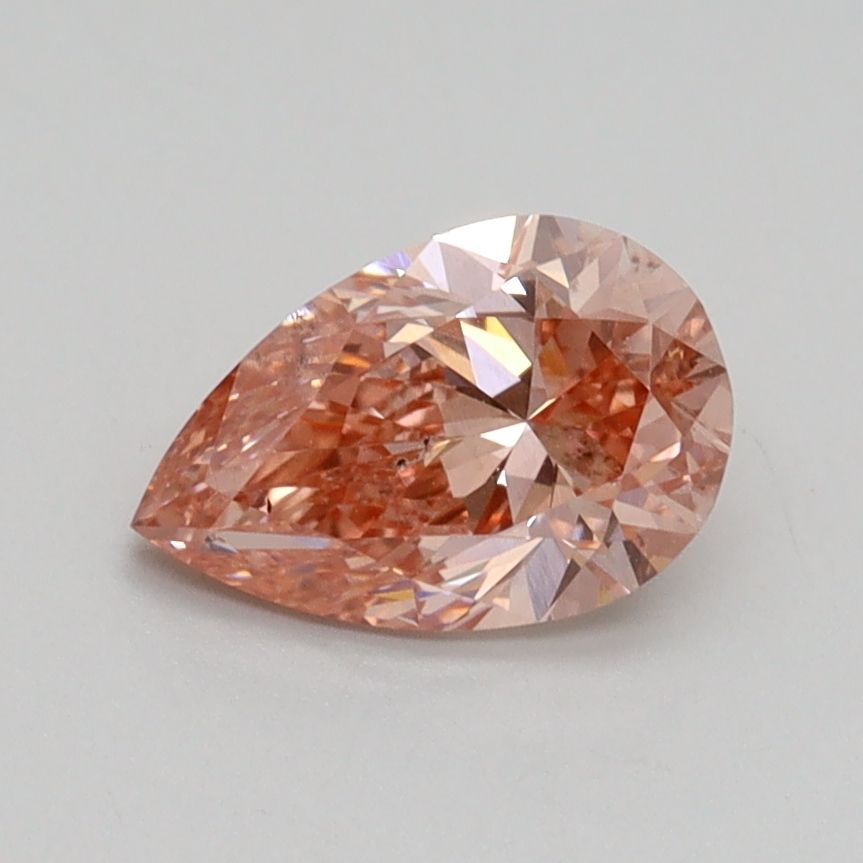 Pear Fancy Intense Pink Lab-grown Diamond 1ct SI2 loose diamond