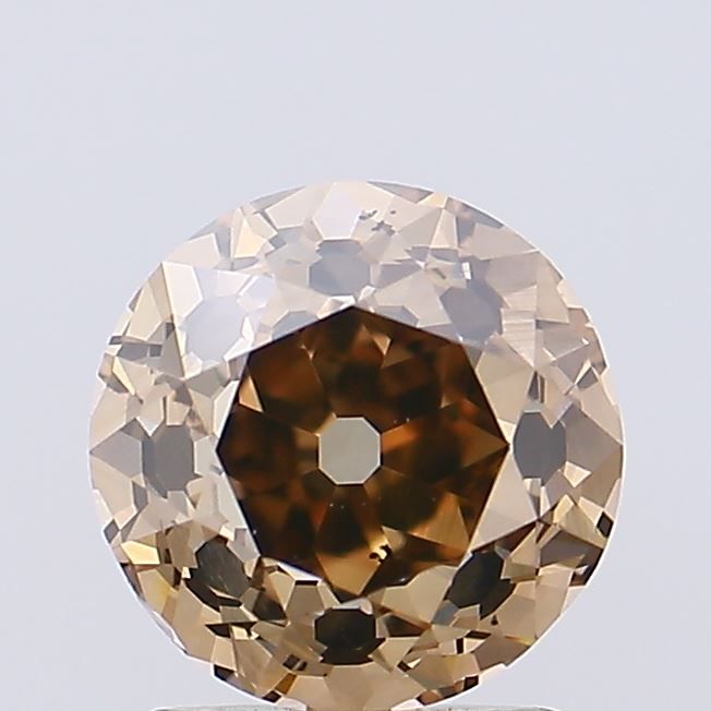 European Cut Fancy Dark Brown Natural Diamond 1.5ct VS2 loose diamond