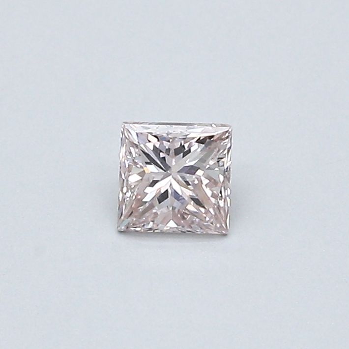 Princess Fancy Light Pink Natural Diamond 0.23ct VS2 loose diamond