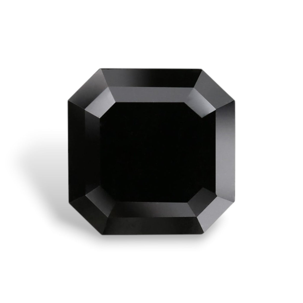 Asscher Fancy Black Natural Diamond 3.98ct VVS2 loose diamond