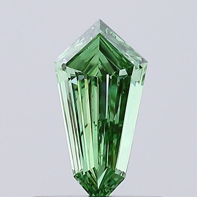 Shield Fancy Vivid Green Lab-grown Diamond 0.4ct VS1 loose diamond