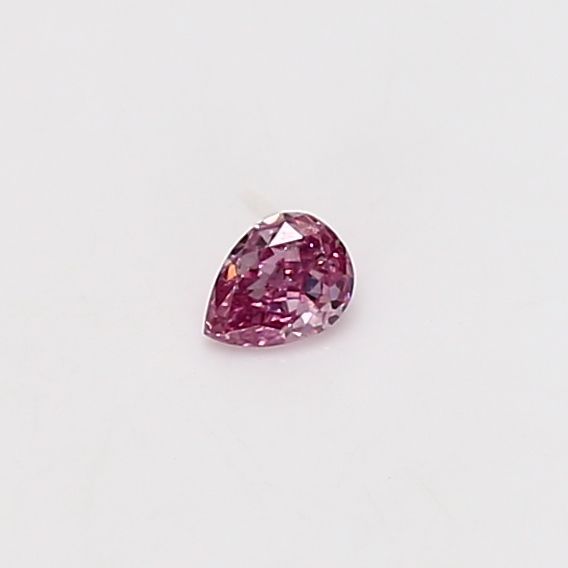 Pear Fancy Vivid Pink Natural Diamond 0.06ct VS2 loose diamond