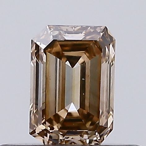 Emerald Fancy Brown Natural Diamond 0.29ct SI1 loose diamond