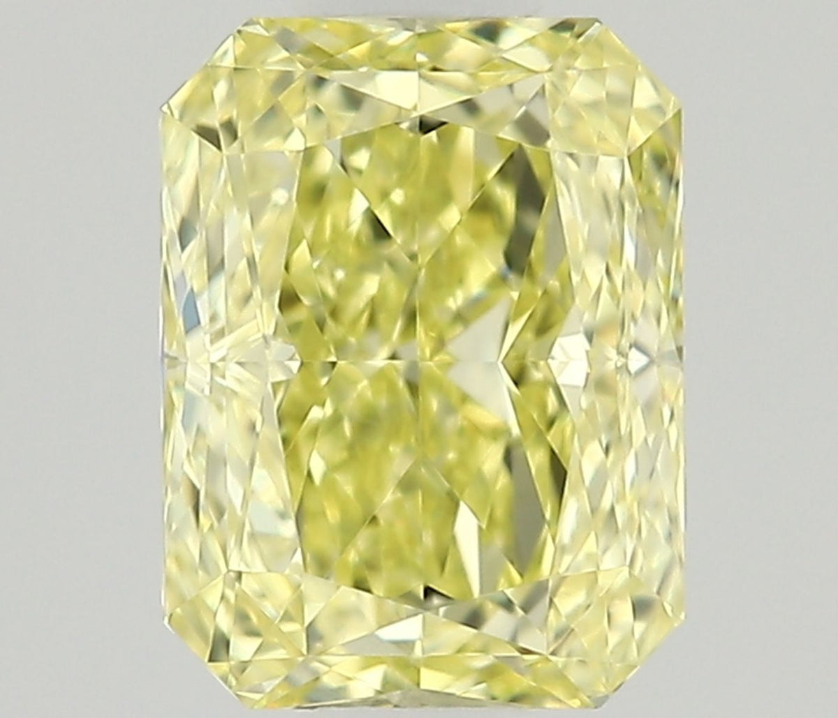 Radiant Fancy Yellow Natural Diamond 0.5ct VVS2 loose diamond