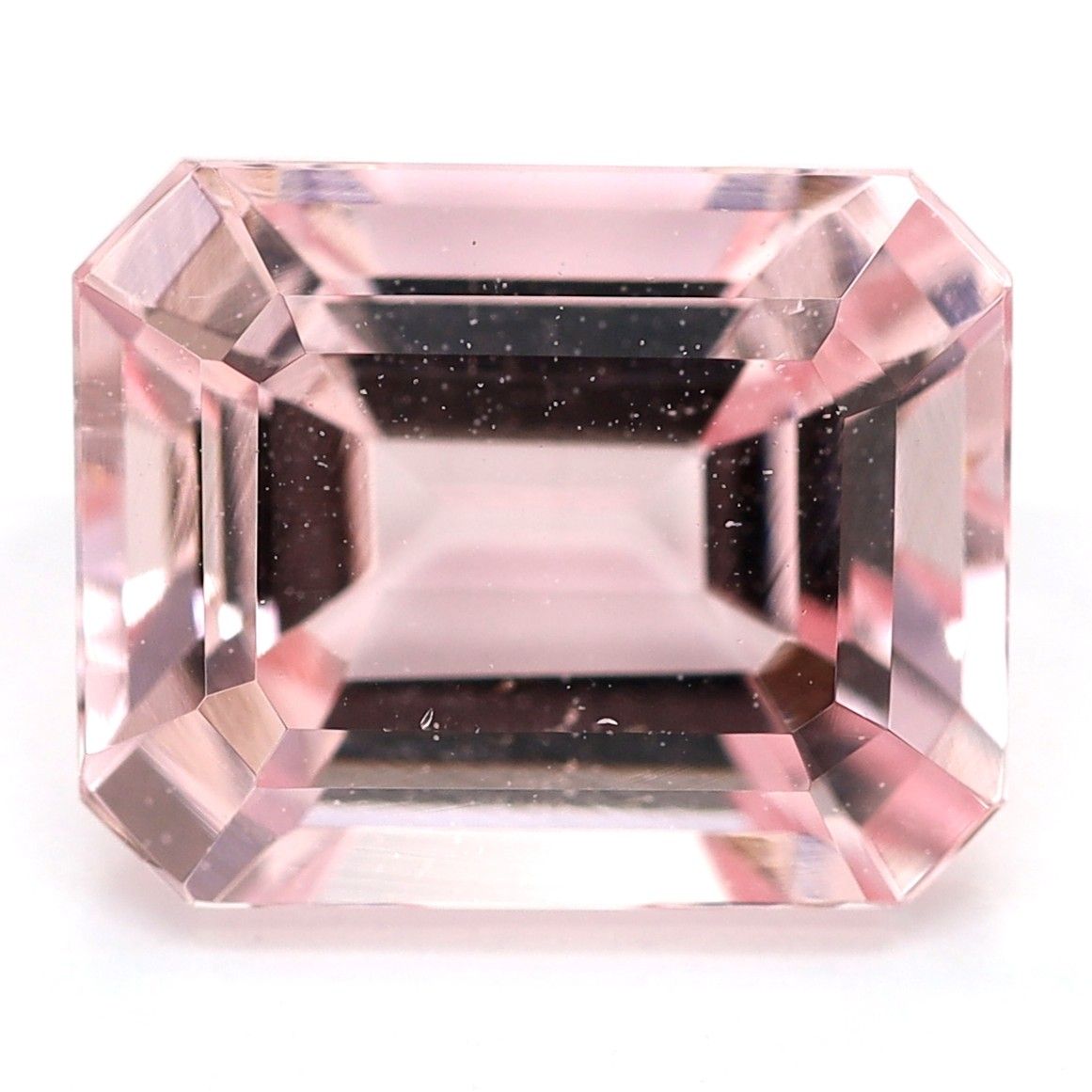Emerald Pink Morganite 3.41ct loose gemstone
