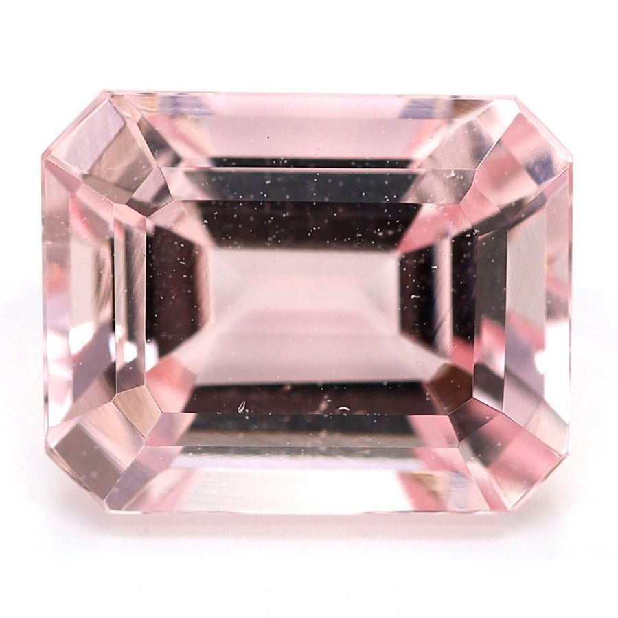 Emerald Pink Morganite 3.41ct loose gemstone