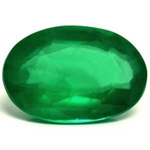 Oval Green Emerald 3.06ct loose gemstone