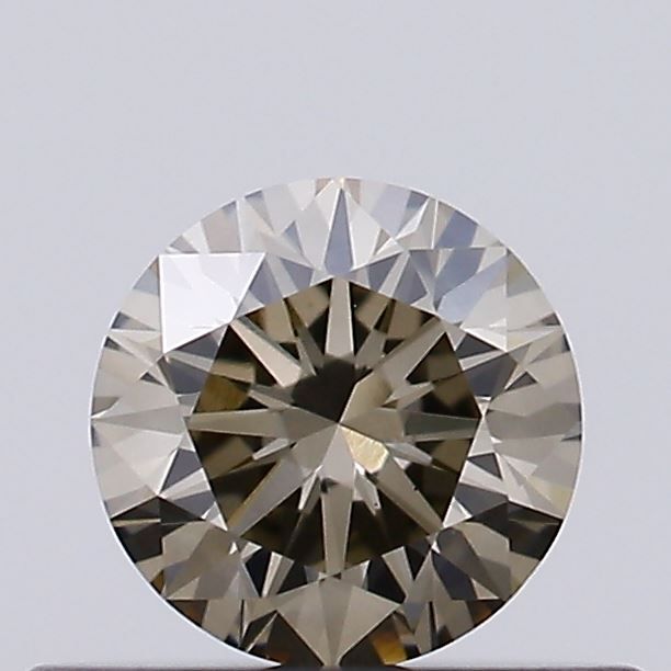 Round Fancy Light Brown Lab-grown Diamond 0.32ct VVS2 loose diamond