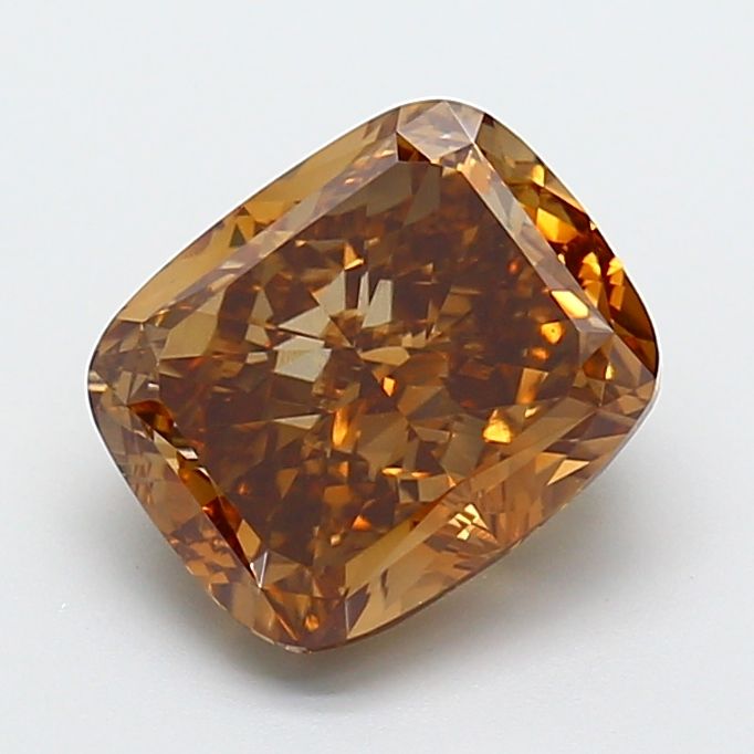 Cushion Fancy Brown Lab-grown Diamond 3.72ct VS2 loose diamond