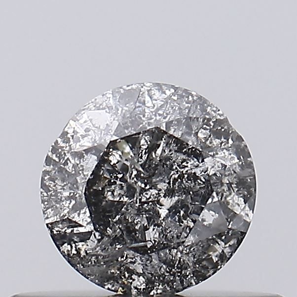 Round Salt And Pepper Natural Diamond 0.33ct I3 loose diamond