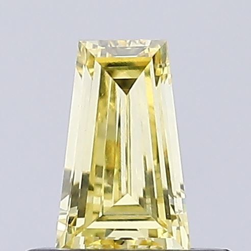Tapered Baguette Fancy Vivid Yellow Lab-grown Diamond 0.23ct VVS2 loose diamond