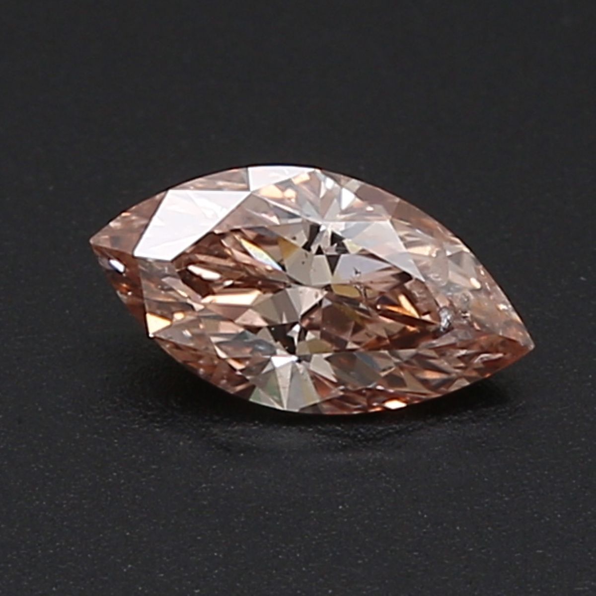 Marquise Brown Pink Natural Diamond 0.51ct I1 loose diamond