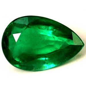 Pear Green Emerald 1.01ct loose gemstone