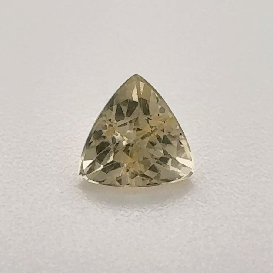 Trilliant Yellow Topaz 0.5ct loose gemstone