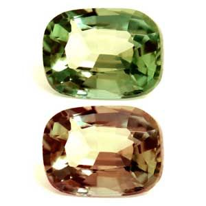 Cushion Green Alexandrite 0.66ct loose gemstone