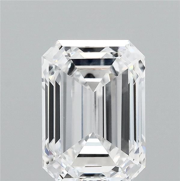 Emerald Lab-Grown Diamond 2.79ct D VVS1