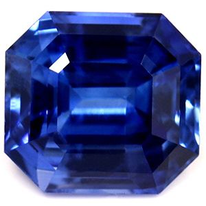 Emerald Blue Sapphire 1.82ct loose gemstone