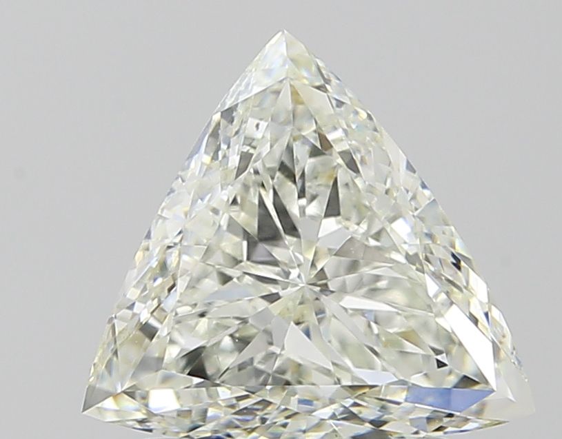 Triangular Faint Yellow Green Natural Diamond 1.01ct VS2 loose diamond