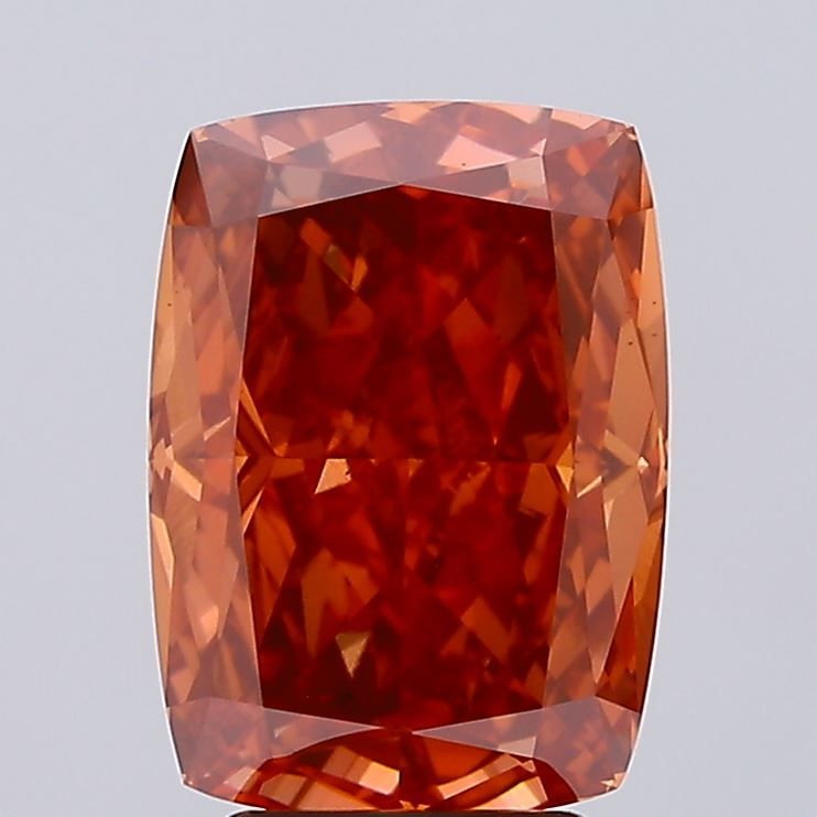 Cushion Fancy Intense Red Lab-grown Diamond 5.26ct VS1 loose diamond