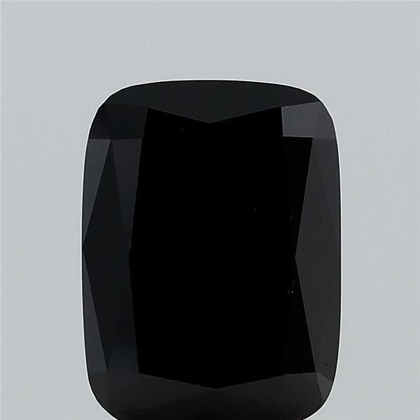 Cushion Fancy Black Lab-grown Diamond 0.97ct loose diamond
