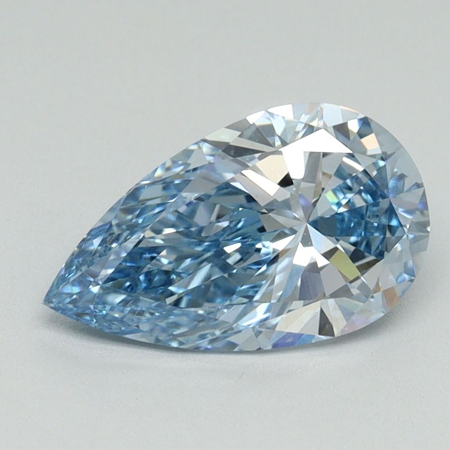 Pear Fancy Intense Blue Lab-grown Diamond 1.51ct VS1 loose diamond