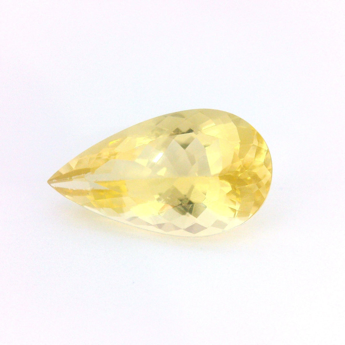 Pear Yellow Heliodor 4.5ct loose gemstone