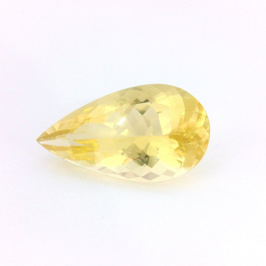 Pear Yellow Heliodor 4.5ct loose gemstone