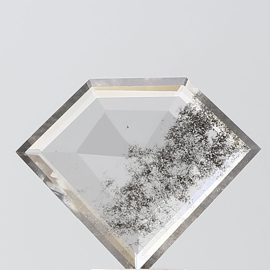 Shield Salt And Pepper Lab-grown Diamond 2.16ct I2 loose diamond