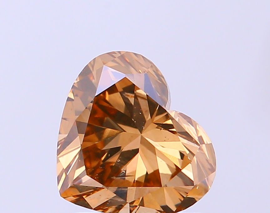 Heart Fancy Brown Natural Diamond 1.05ct VS2 loose diamond