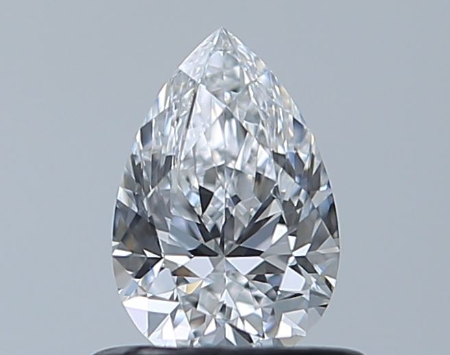 Pear Natural Diamond 0.61ct D VVS2