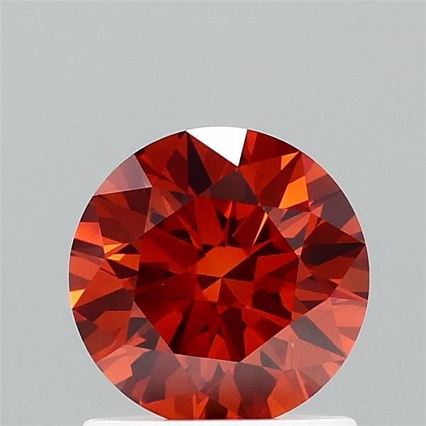 Round Fancy Intense Brownish Orange Lab-grown Diamond 1.02ct VS1 loose diamond