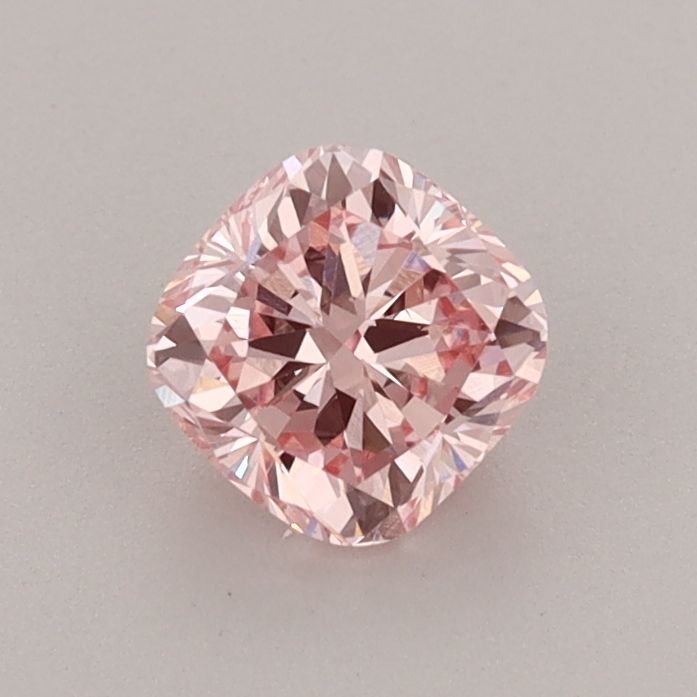 Cushion Fancy Vivid Pink Lab-grown Diamond 0.79ct VS1 loose diamond