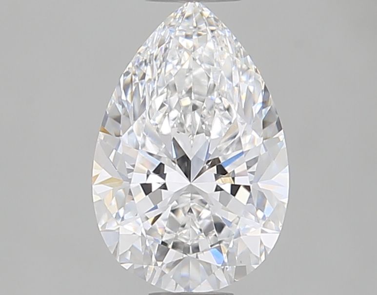 Pear Natural Diamond 0.80ct D VS1