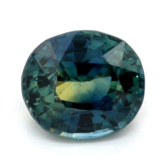 Oval Multi_color Sapphire 0.5ct loose gemstone