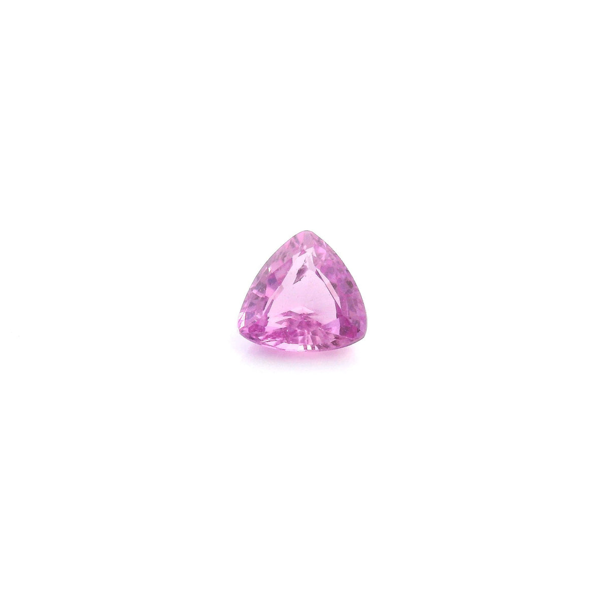 Triangular Pink Sapphire 0.63ct loose gemstone