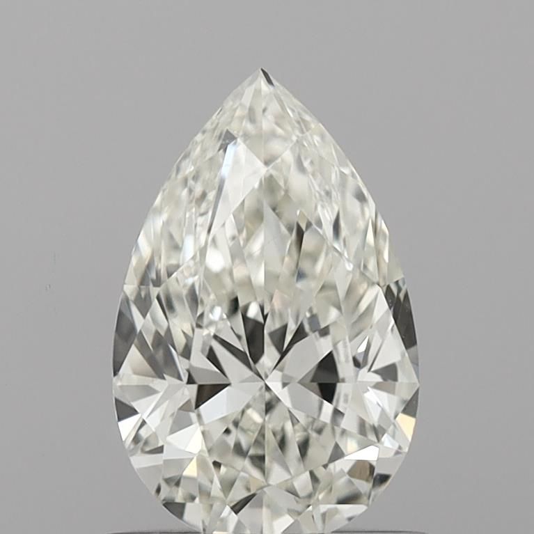 Pear Natural Diamond 0.80ct H VS2
