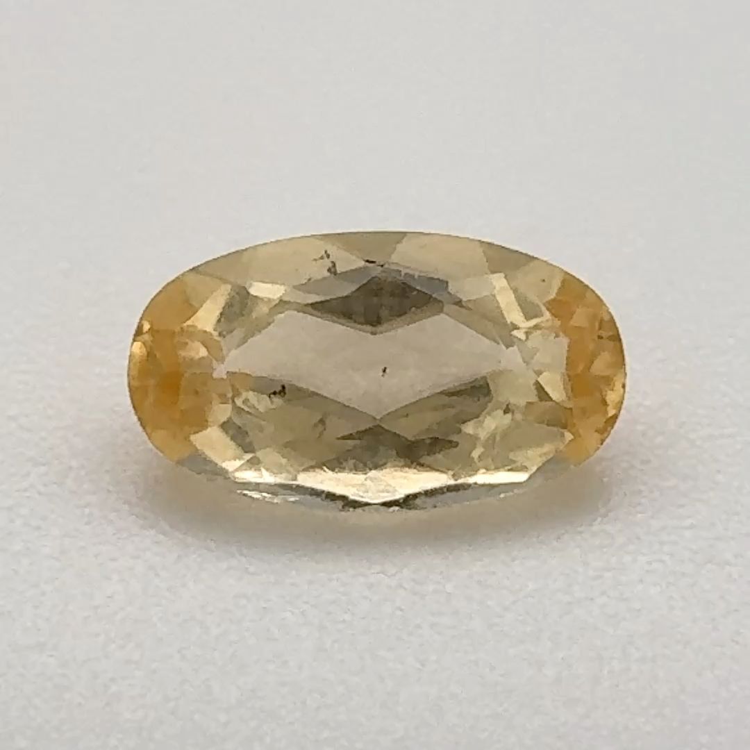 Oval Yellow Topaz 1.1ct loose gemstone