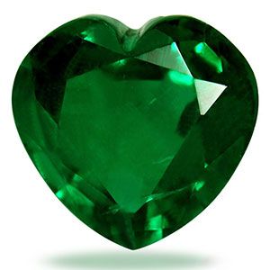 Heart Green Emerald 1.56ct loose gemstone