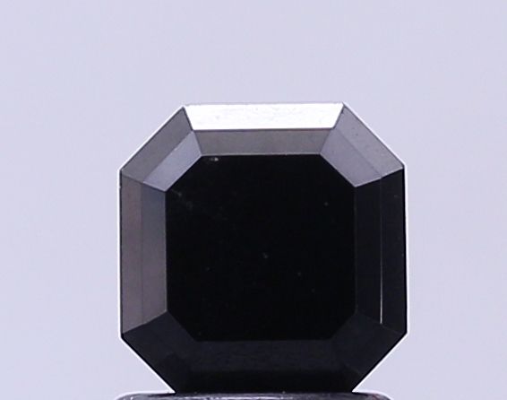 Asscher Black Natural Diamond 1.06ct VS1 loose diamond