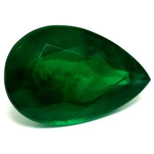 Pear Green Emerald 2.72ct loose gemstone