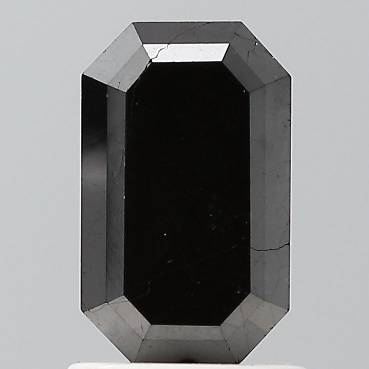 Emerald Black Natural Diamond 1.33ct VS2 loose diamond