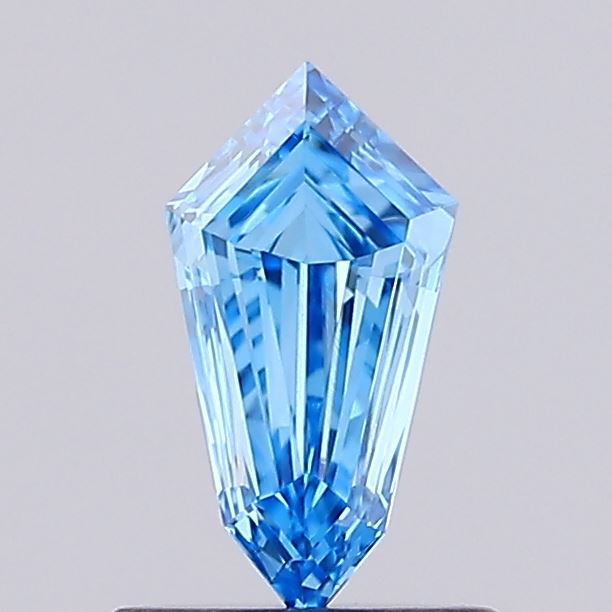 Shield Fancy Vivid Blue Lab-grown Diamond 0.55ct VVS2 loose diamond