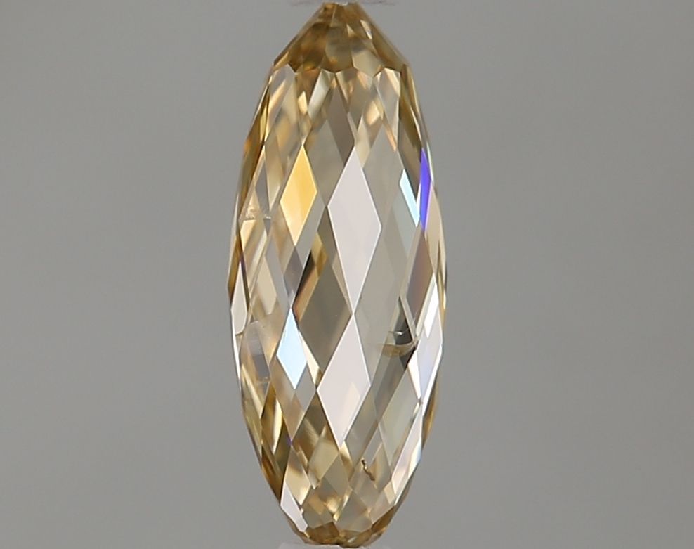 Briolette Fancy Brownish Yellow Natural Diamond 1.17ct I1 loose diamond