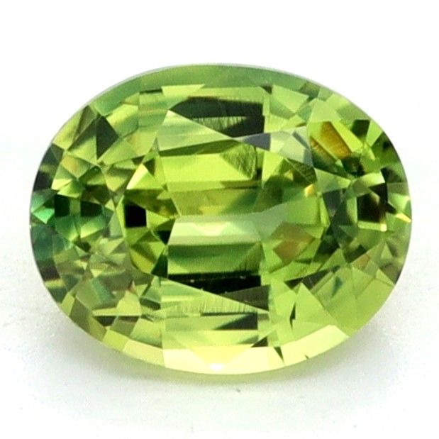 Oval Multi_color Sapphire 0.63ct loose gemstone