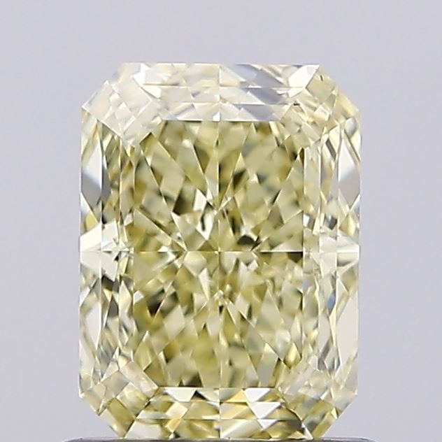 Radiant Fancy Light Yellow Lab-grown Diamond 1.06ct VS2 loose diamond