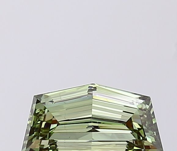 Pentagonal Fancy Vivid Green Lab-grown Diamond 0.73ct VS2 loose diamond